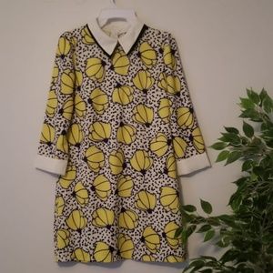 Yellow Floral print dress